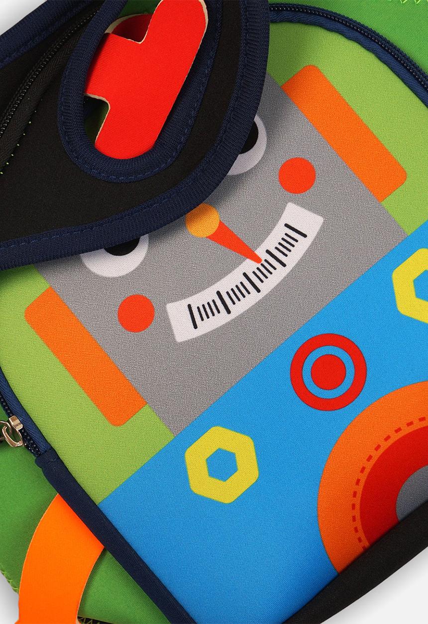 MINOTI - Robot lunch bag - green & blue