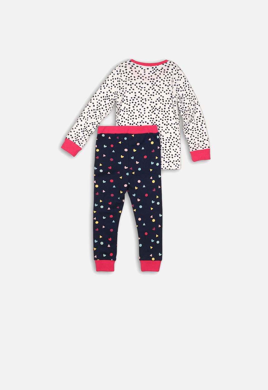 MINOTI - Aop long sleeve pyjama set - multi 