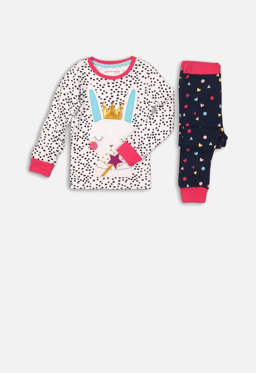MINOTI - Aop long sleeve pyjama set - multi 