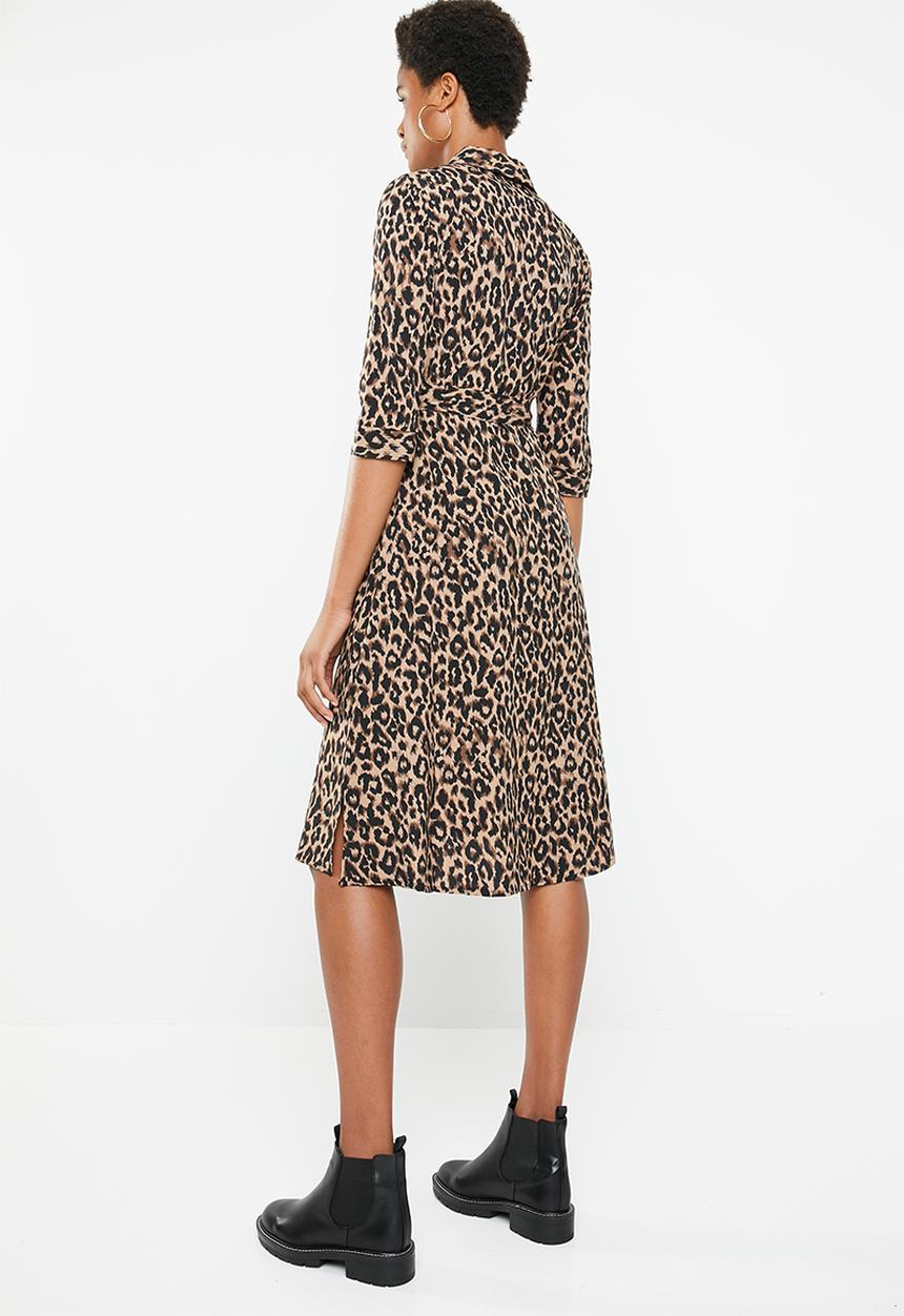 Superbalist - Shirt dress - natural animal 