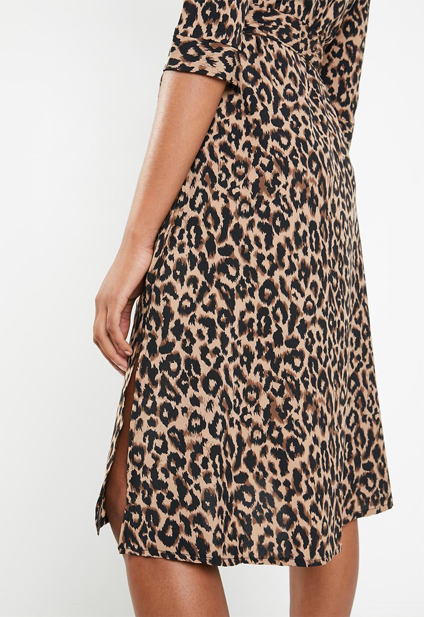 Superbalist - Shirt dress - natural animal 