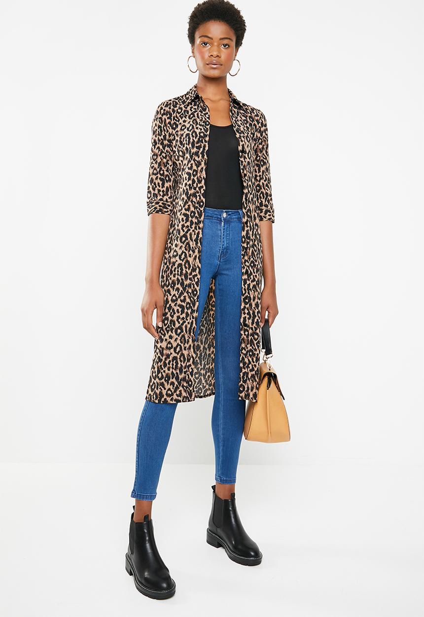 Superbalist - Shirt dress - natural animal 