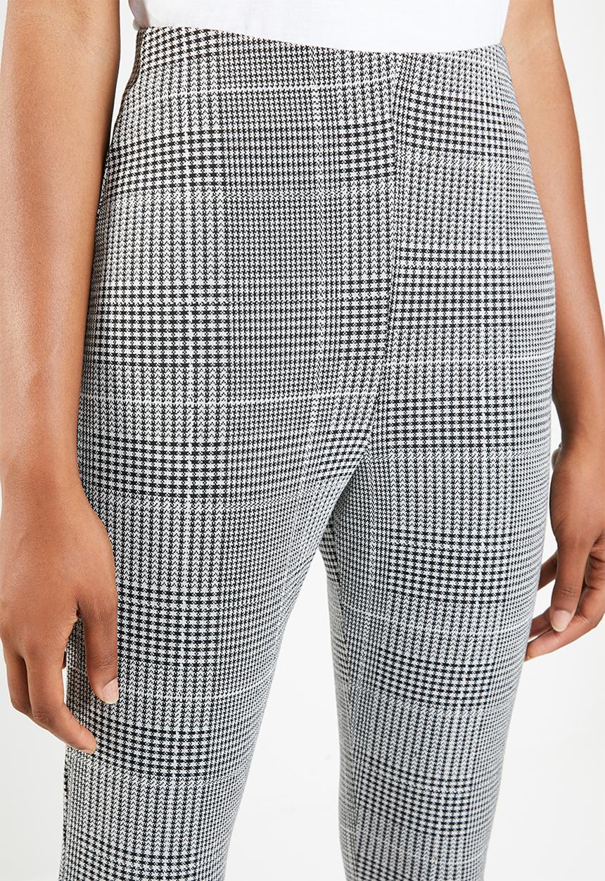 Superbalist - Mid rise tregging - black & white