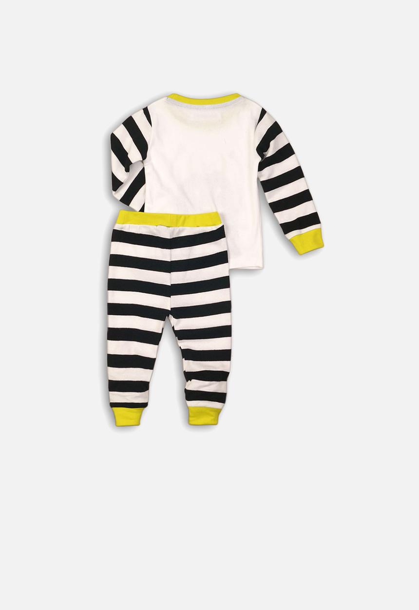 MINOTI - Monster help long sleeve pyjama set - multi 