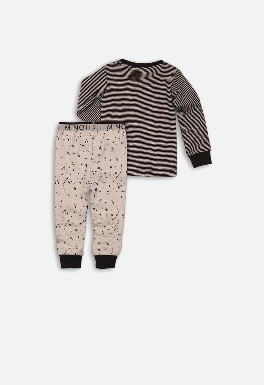 MINOTI - Silly monster pyjama set - grey
