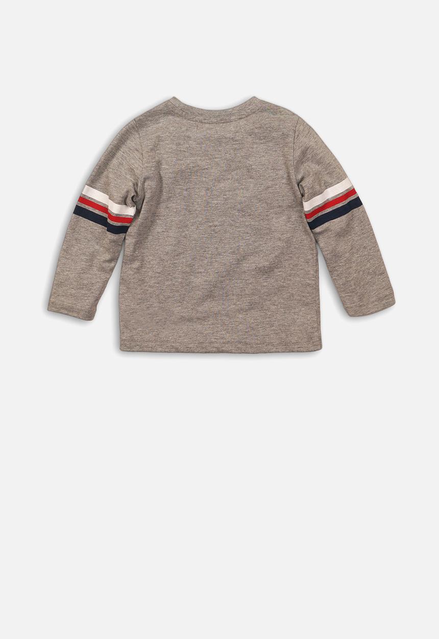 MINOTI - New York long sleeve top - grey