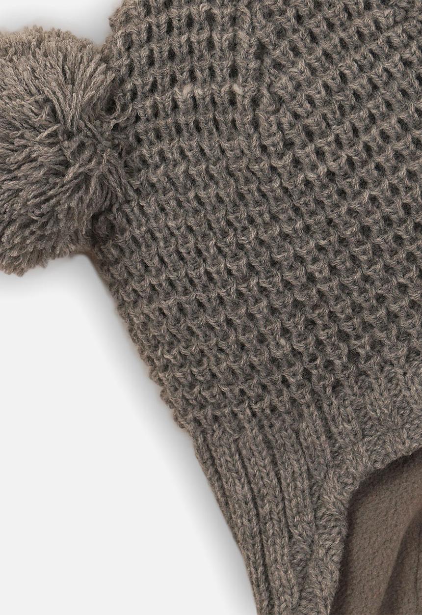 MINOTI - Infants knitted hat - grey marle