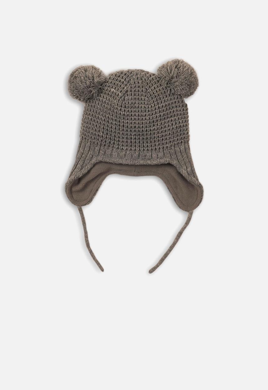 MINOTI - Infants knitted hat - grey marle