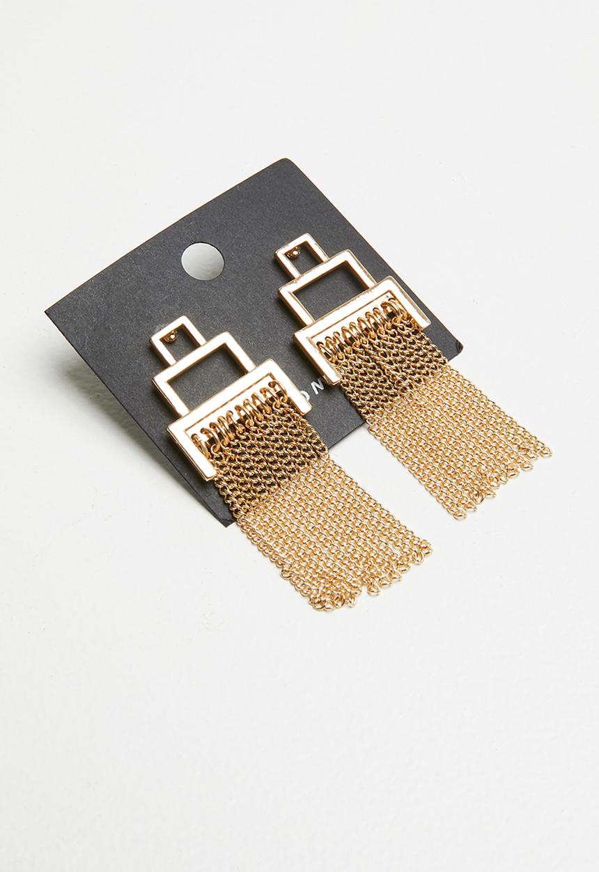 Vero Moda - Tassy tassel earrings - gold