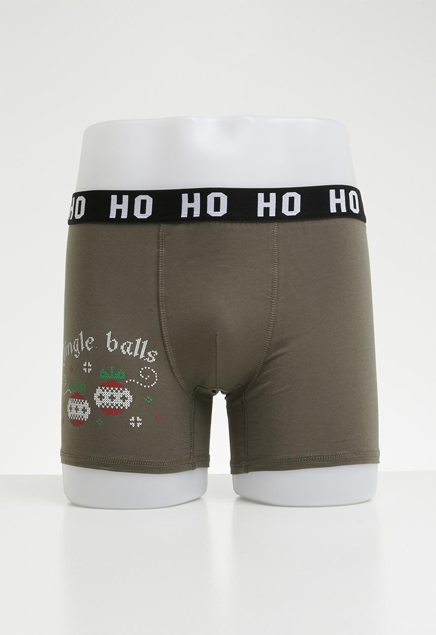 Cotton On - Novelty jingle ball underwear - grey