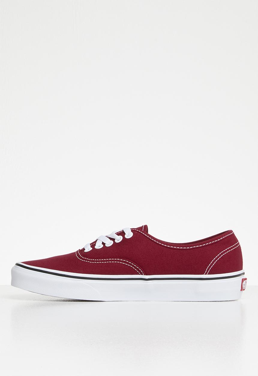 Vans - Vans authentic - rumba red & true white