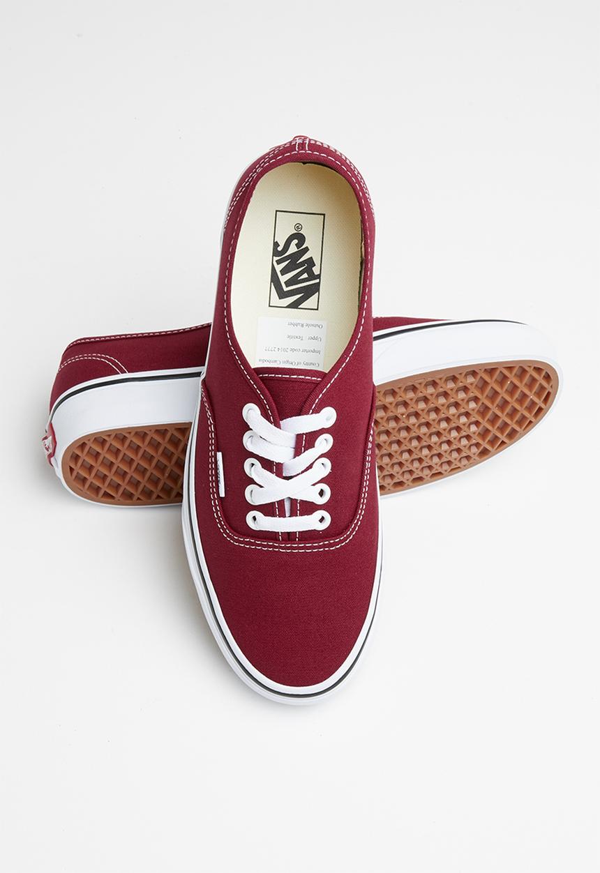 Vans - Vans authentic - rumba red & true white