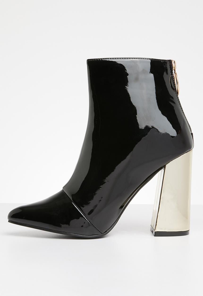 Superbalist - Piper ankle boot - black & gold