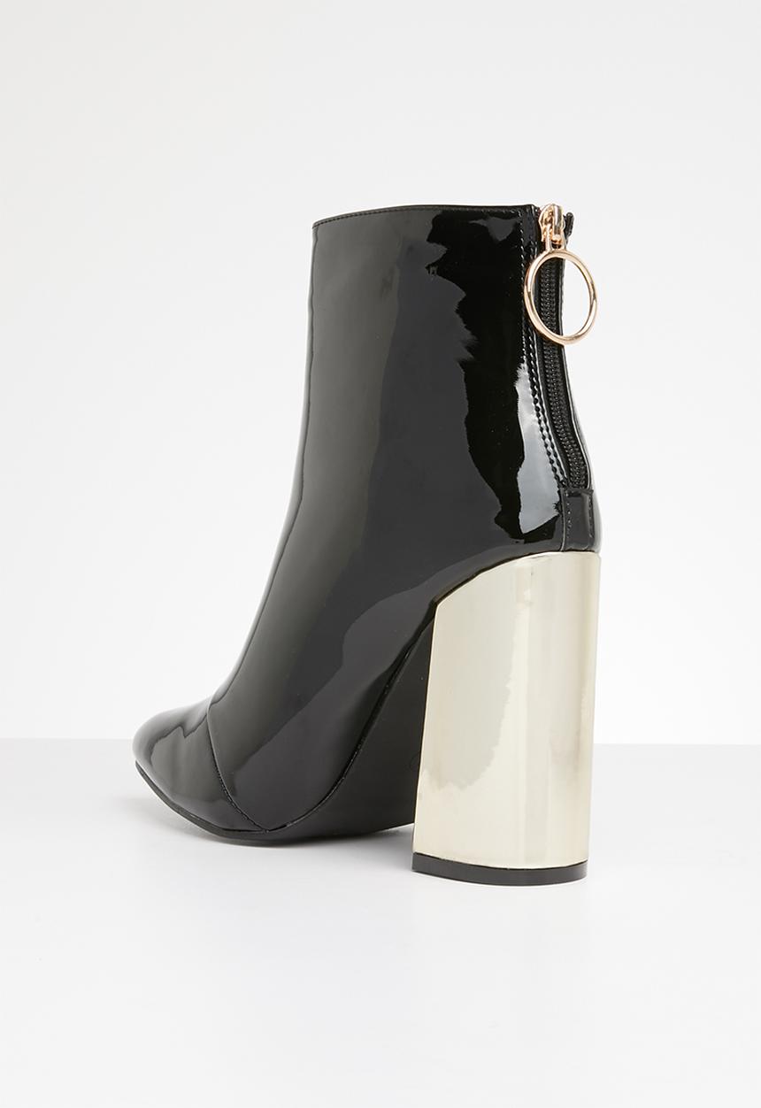 Superbalist - Piper ankle boot - black & gold