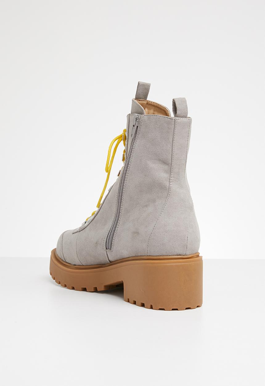 Superbalist - Reagan lace up boot - grey