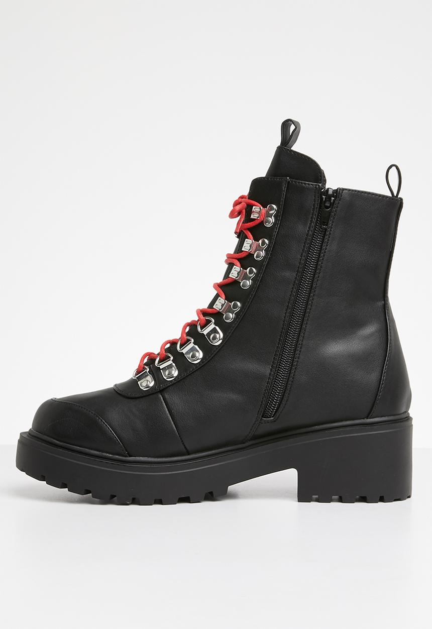 Superbalist - Reagan lace up boot - black