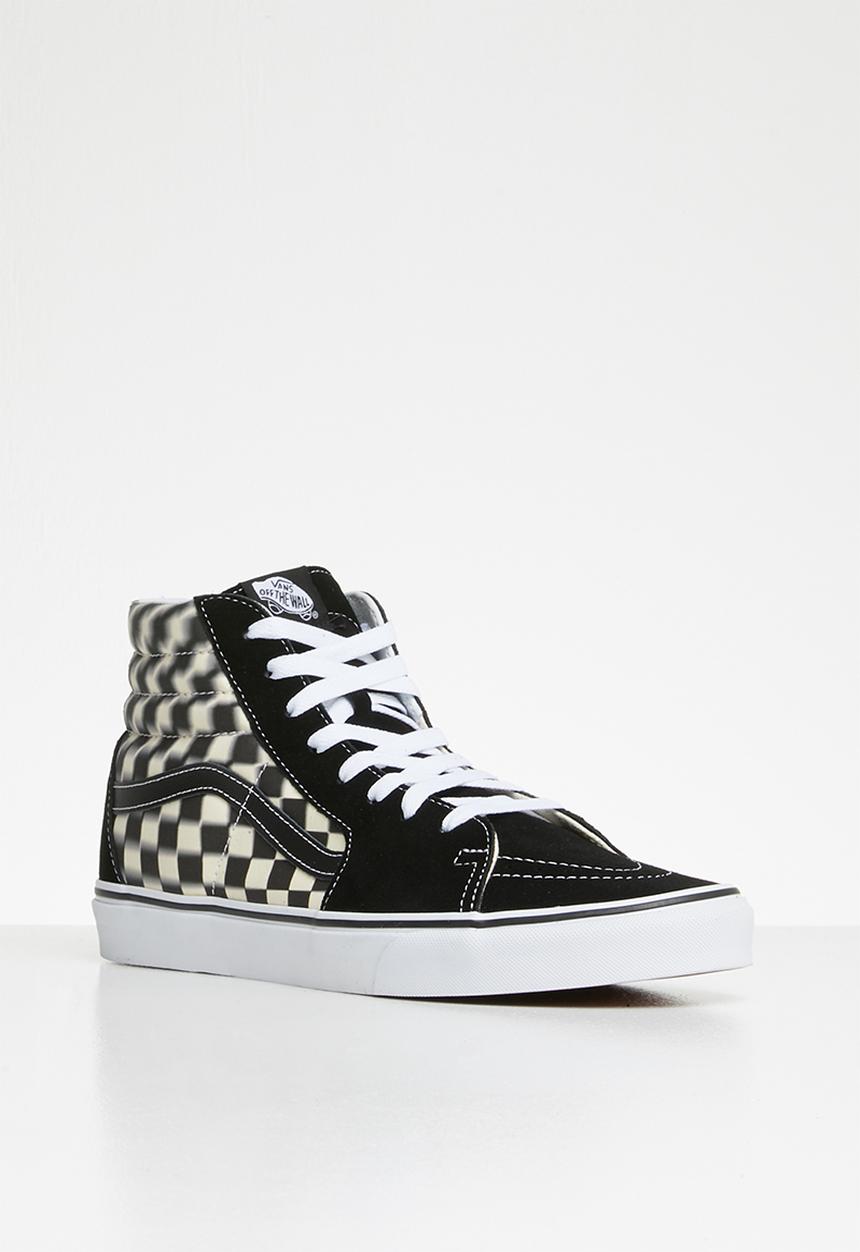 Vans - SK8-Hi - blur check black & classic white