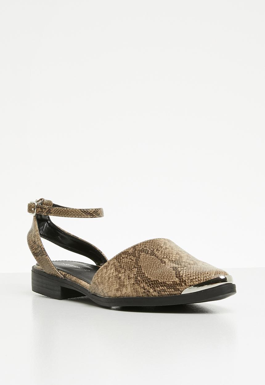 Superbalist - Zoe ankle strap pump - brown