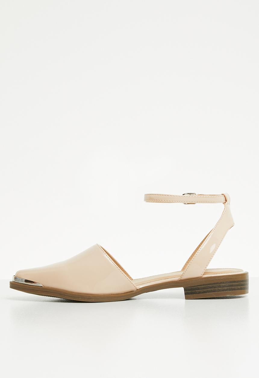 Superbalist - Zoe ankle strap pump - neutral