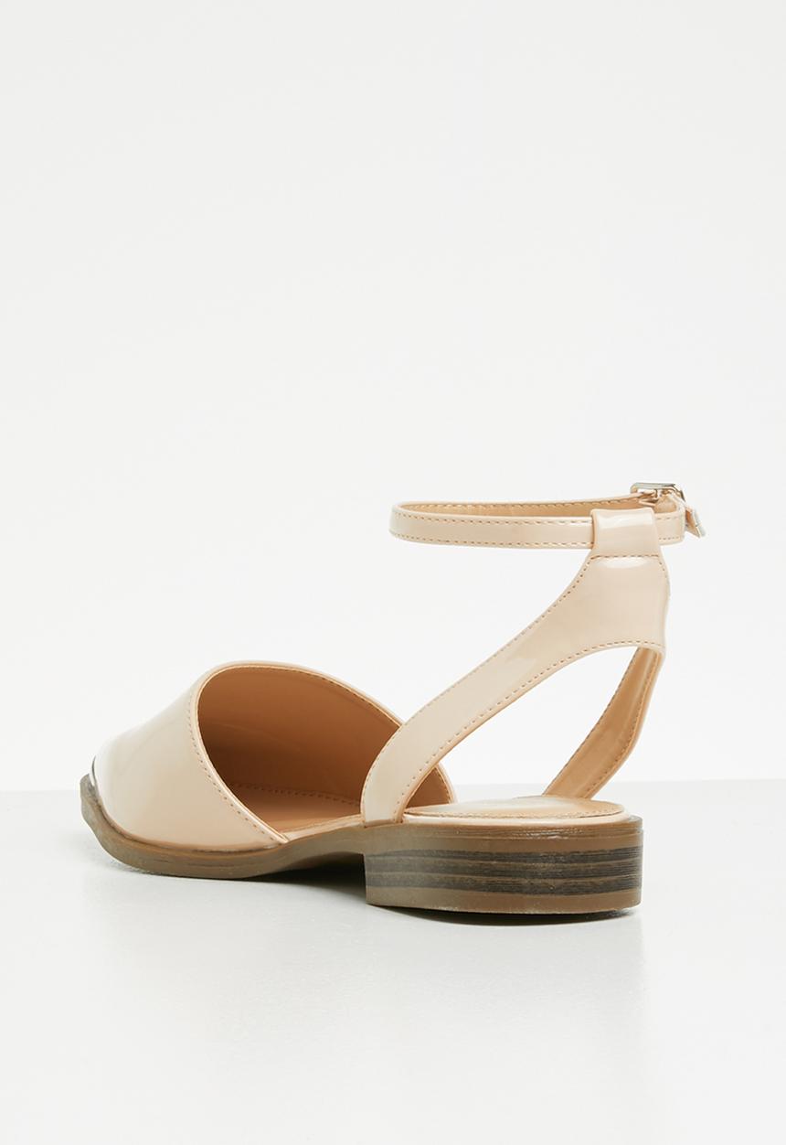 Superbalist - Zoe ankle strap pump - neutral