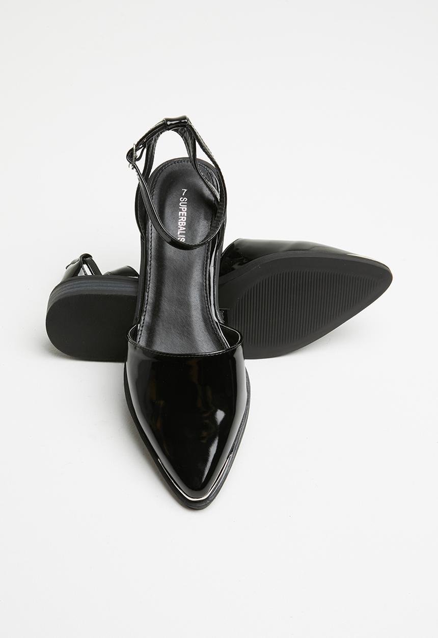 Superbalist - Zoe ankle strap pump - black