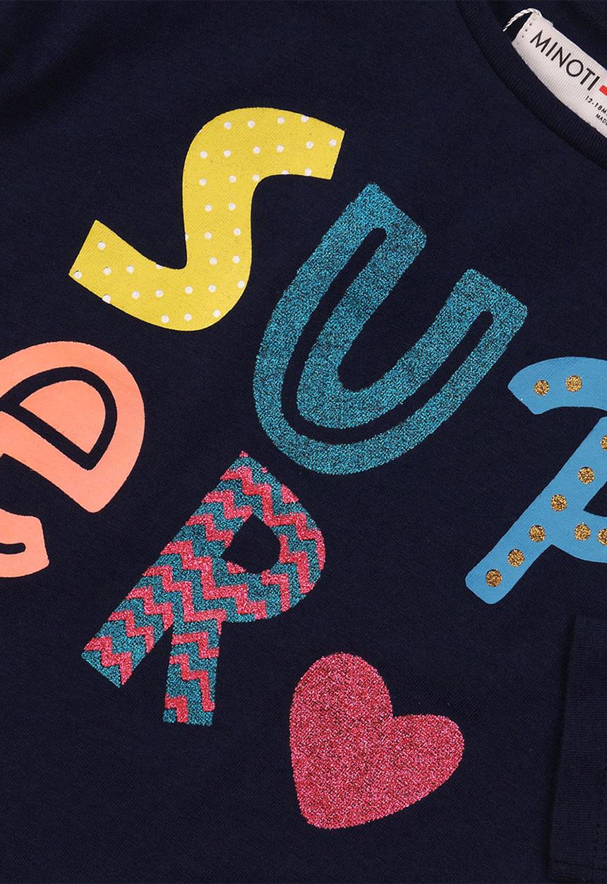 MINOTI - Long sleeve top - navy