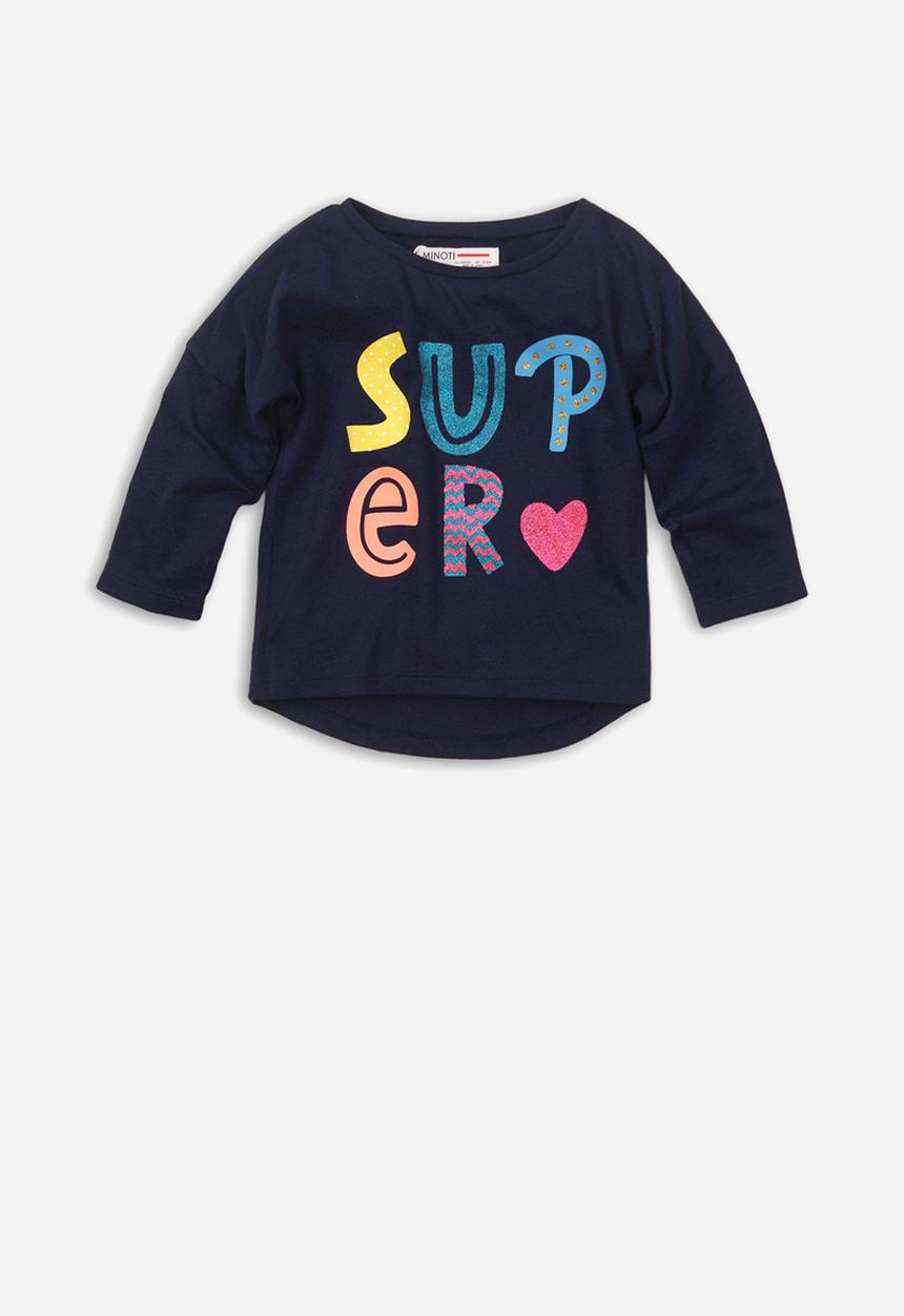 MINOTI - Long sleeve top - navy