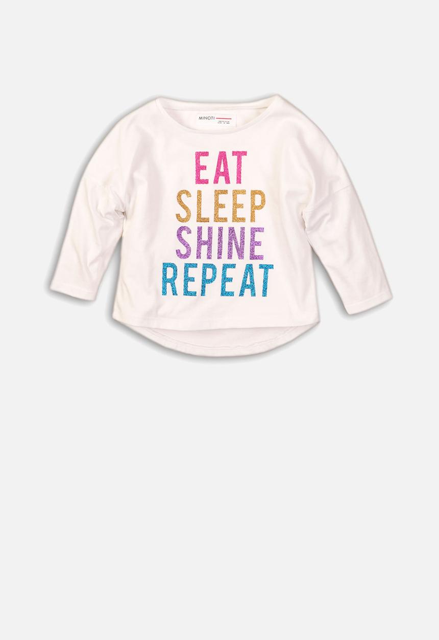 MINOTI - Long sleeve top - white