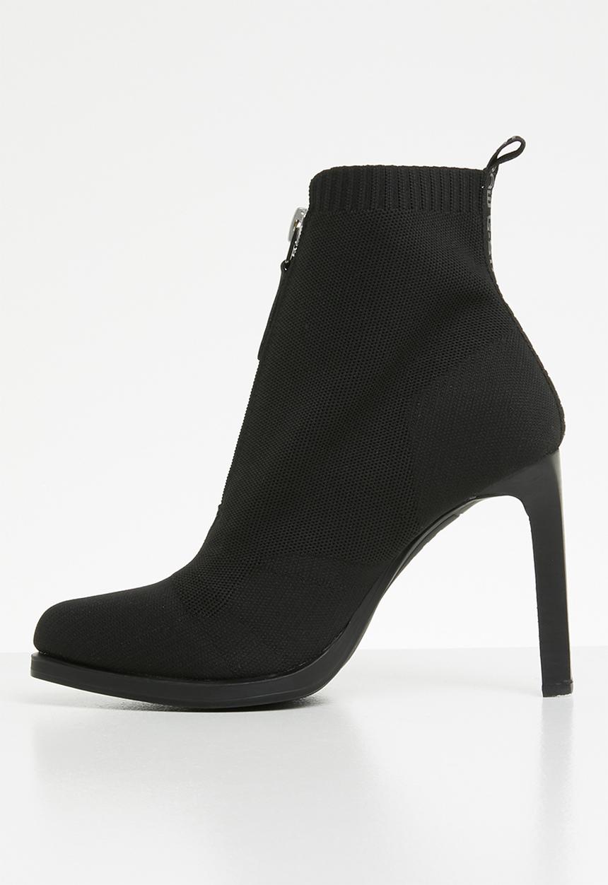 G-STAR - Strett heel boot - black