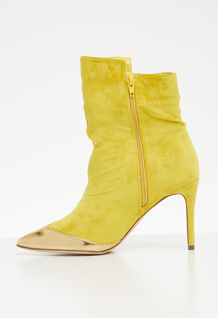Miss Black - Kirsten boot - yellow