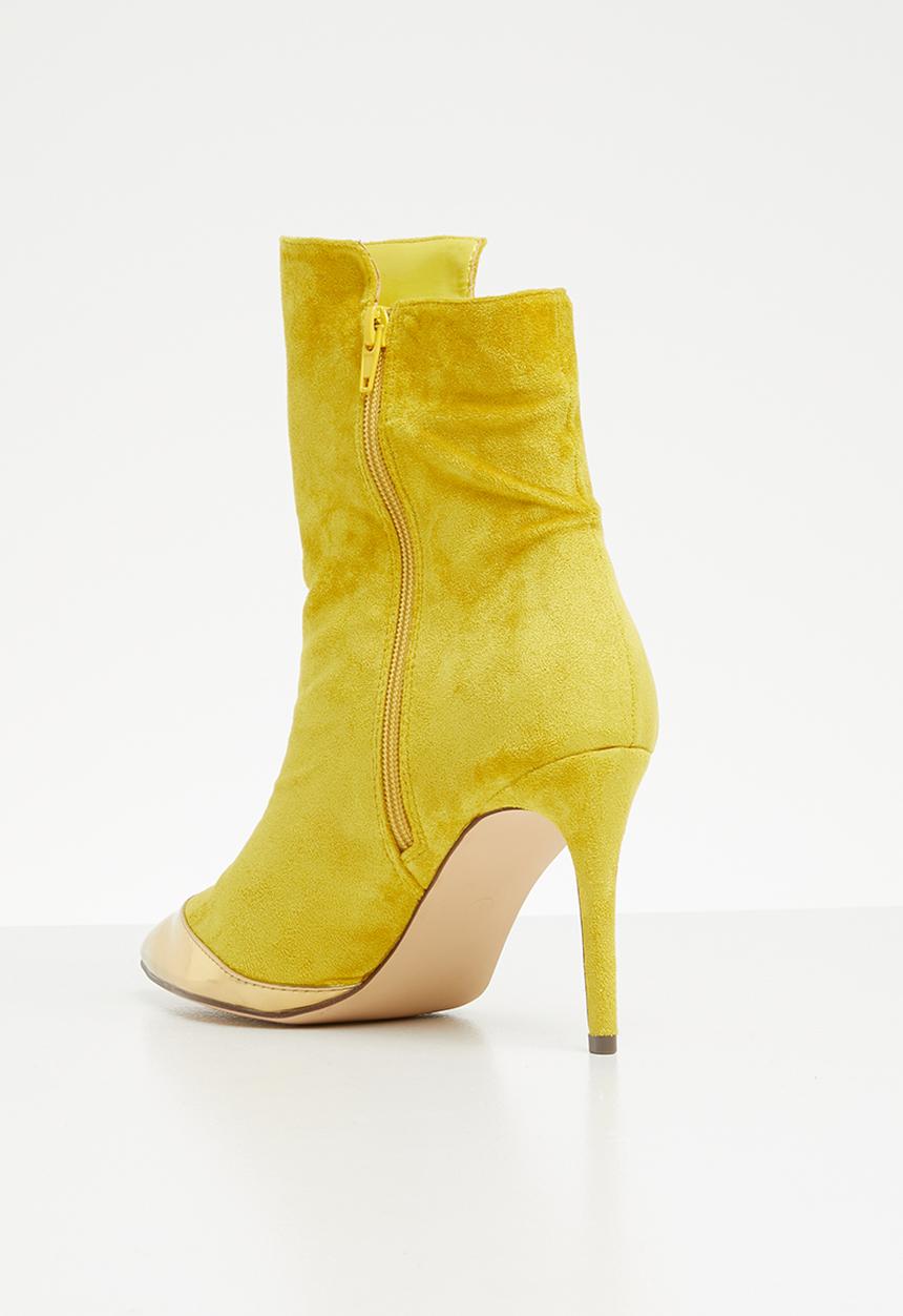 Miss Black - Kirsten boot - yellow