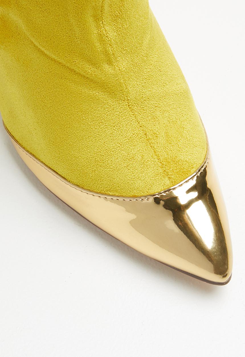 Miss Black - Kirsten boot - yellow
