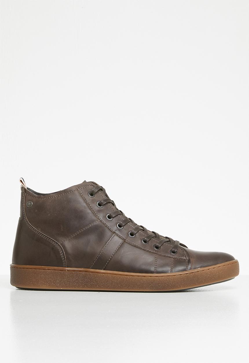 Jack & Jones - Duncan leather sneakers - brown