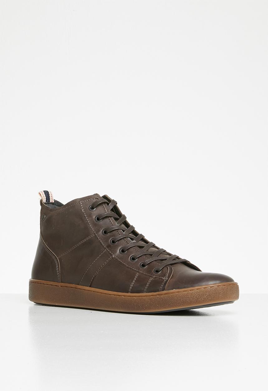 Jack & Jones - Duncan leather sneakers - brown