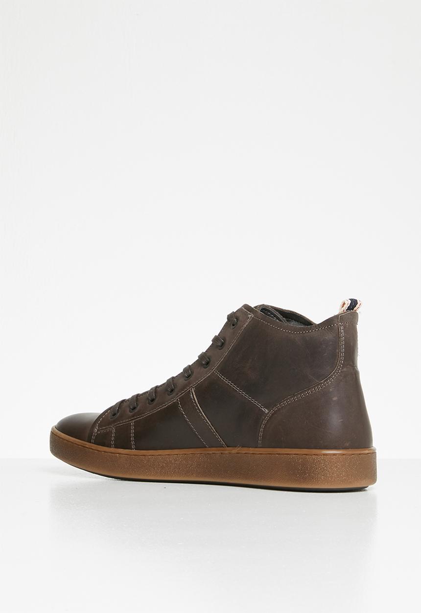 Jack & Jones - Duncan leather sneakers - brown