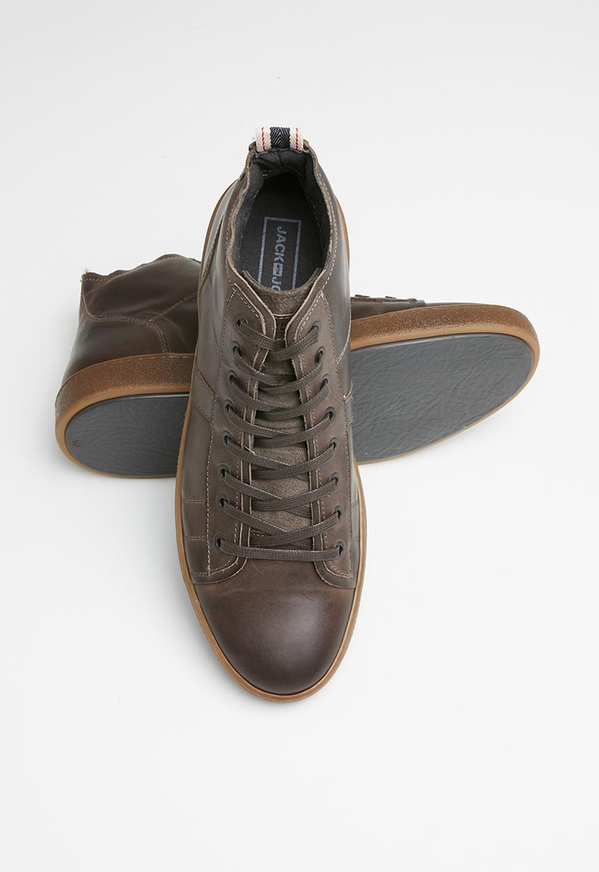Jack & Jones - Duncan leather sneakers - brown