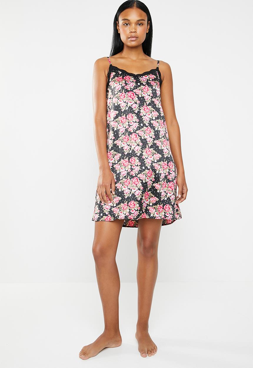 edit - Vintage chemise - black