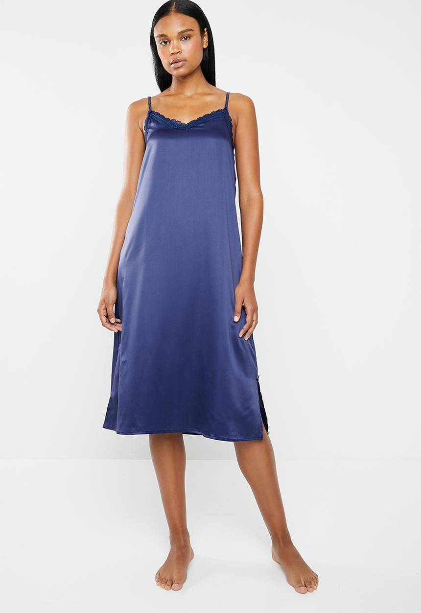 edit - Vintage chemise - navy