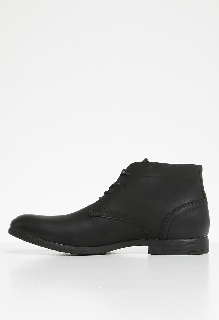 Jack & Jones - Desmond lace-up boot - black