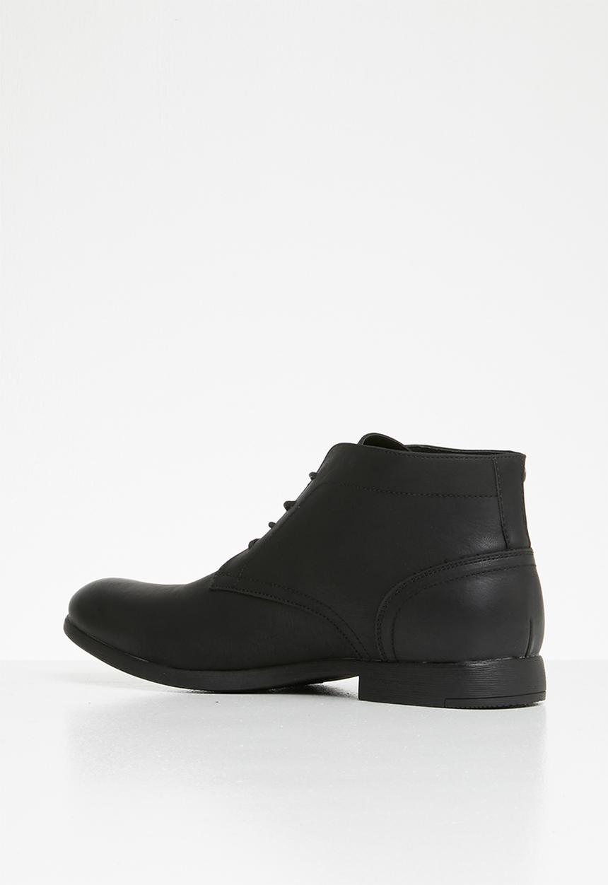 Jack & Jones - Desmond lace-up boot - black
