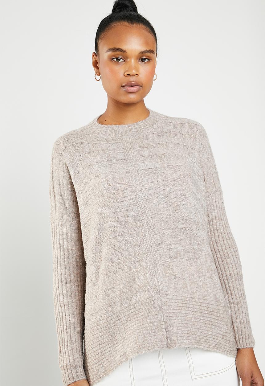 Superbalist - Soft touch turtle neck knit - brown 