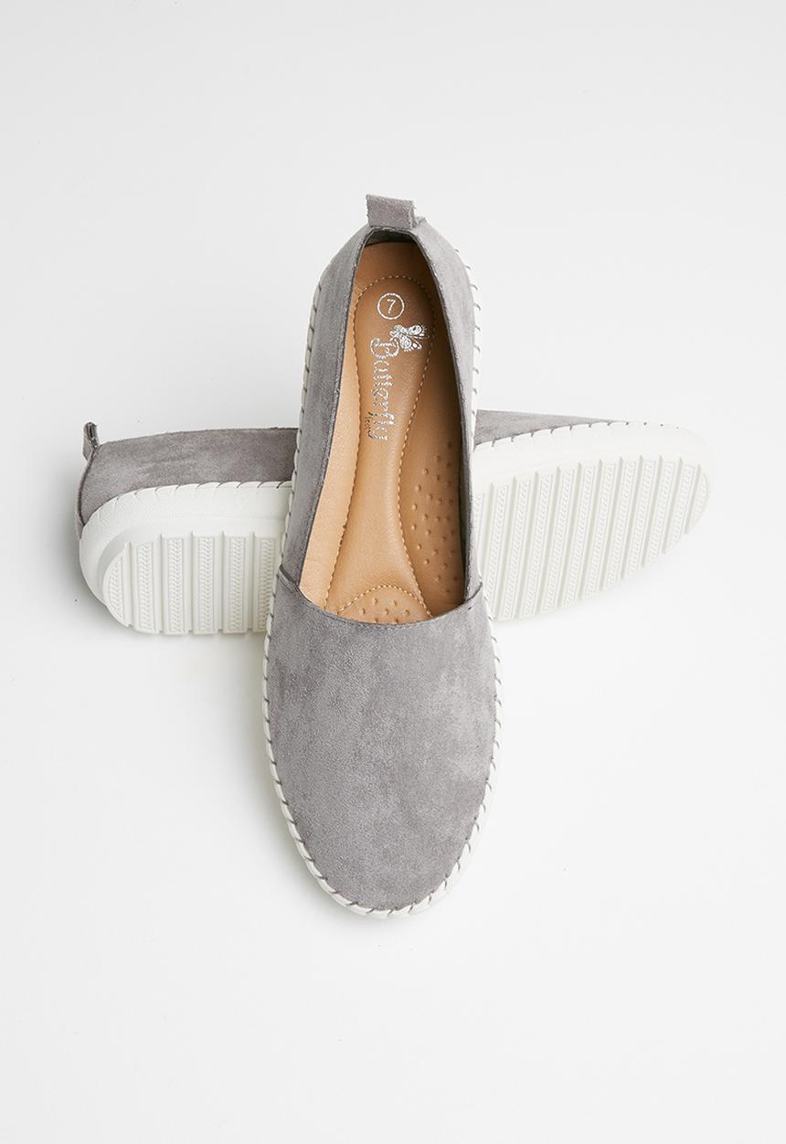 Butterfly Feet - Alexis espadrille - grey