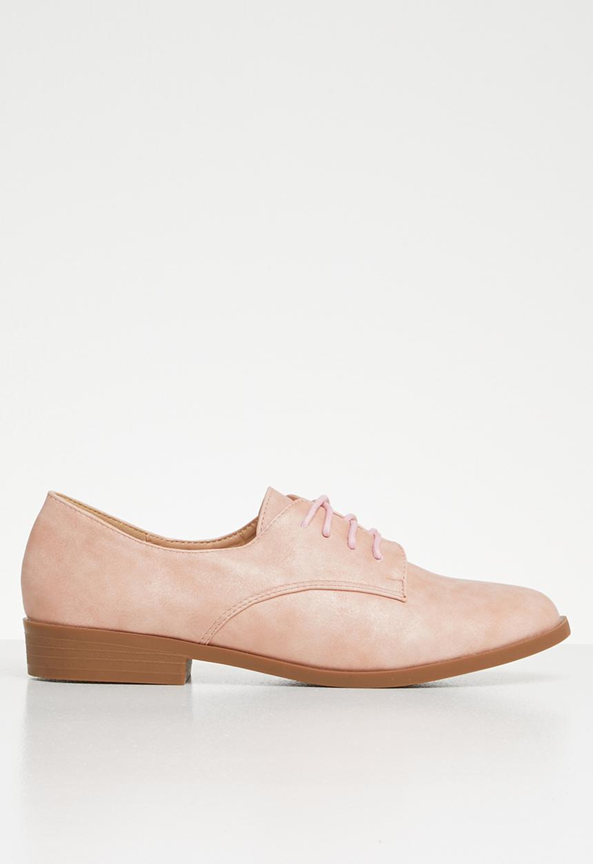Butterfly Feet - Adalynn brogue - pink / rose gold glitter