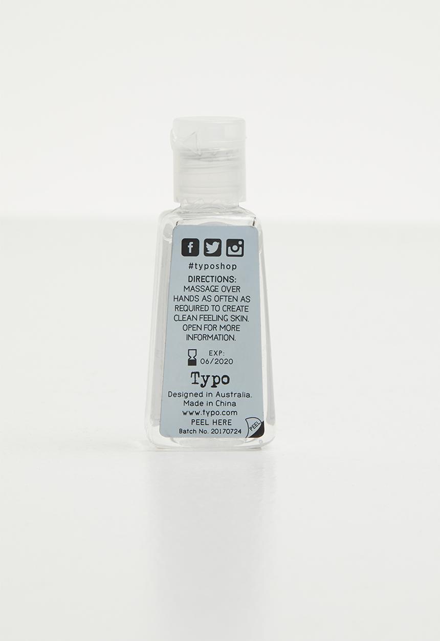 Typo - Hand cleansing gel - transparent 