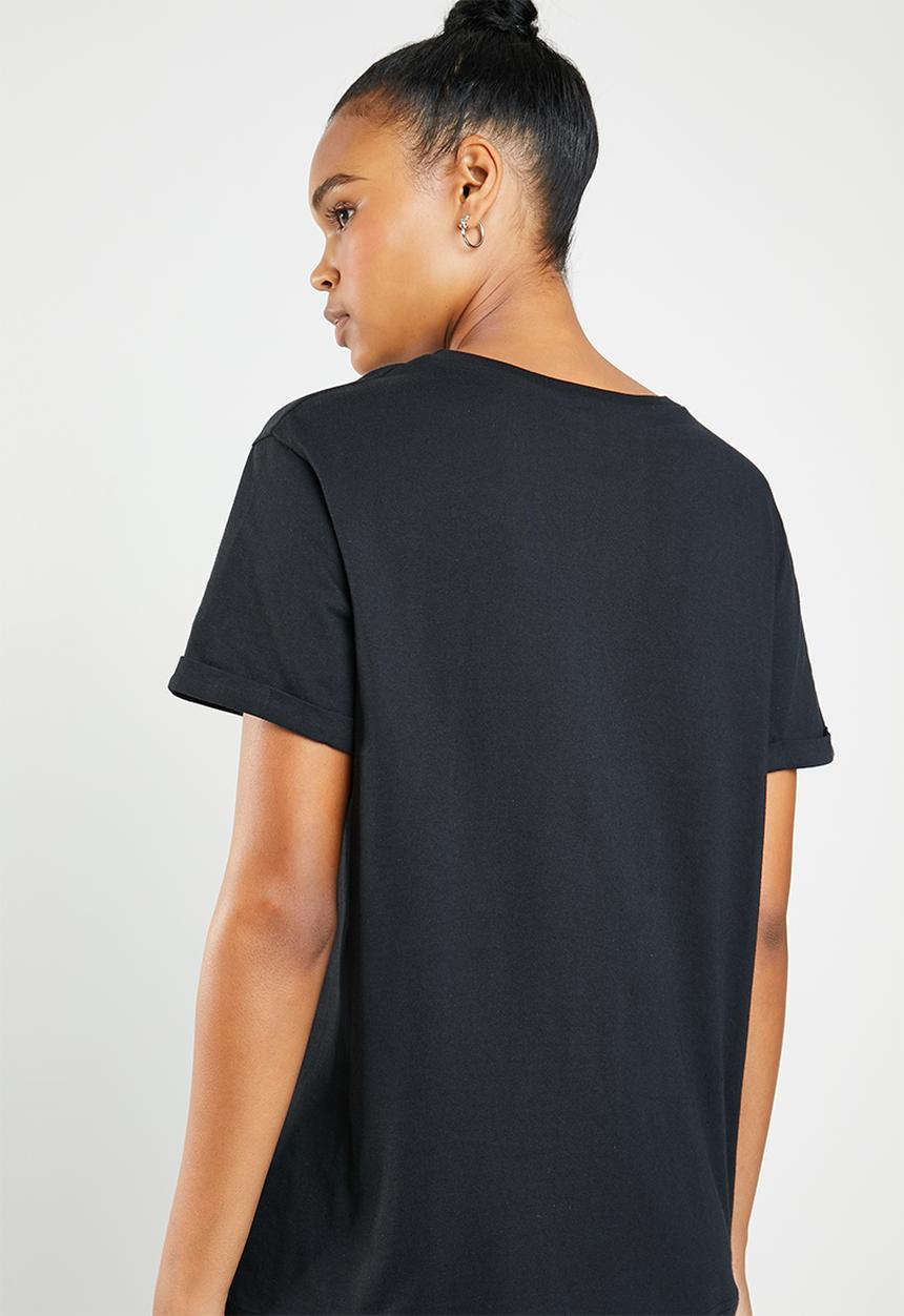 Superbalist - Graphic printed tee - black