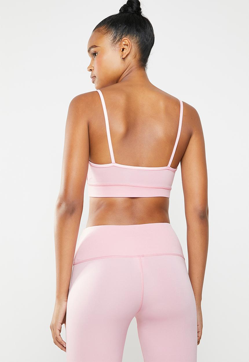 South Beach  - Strappy seamless bralette - pink