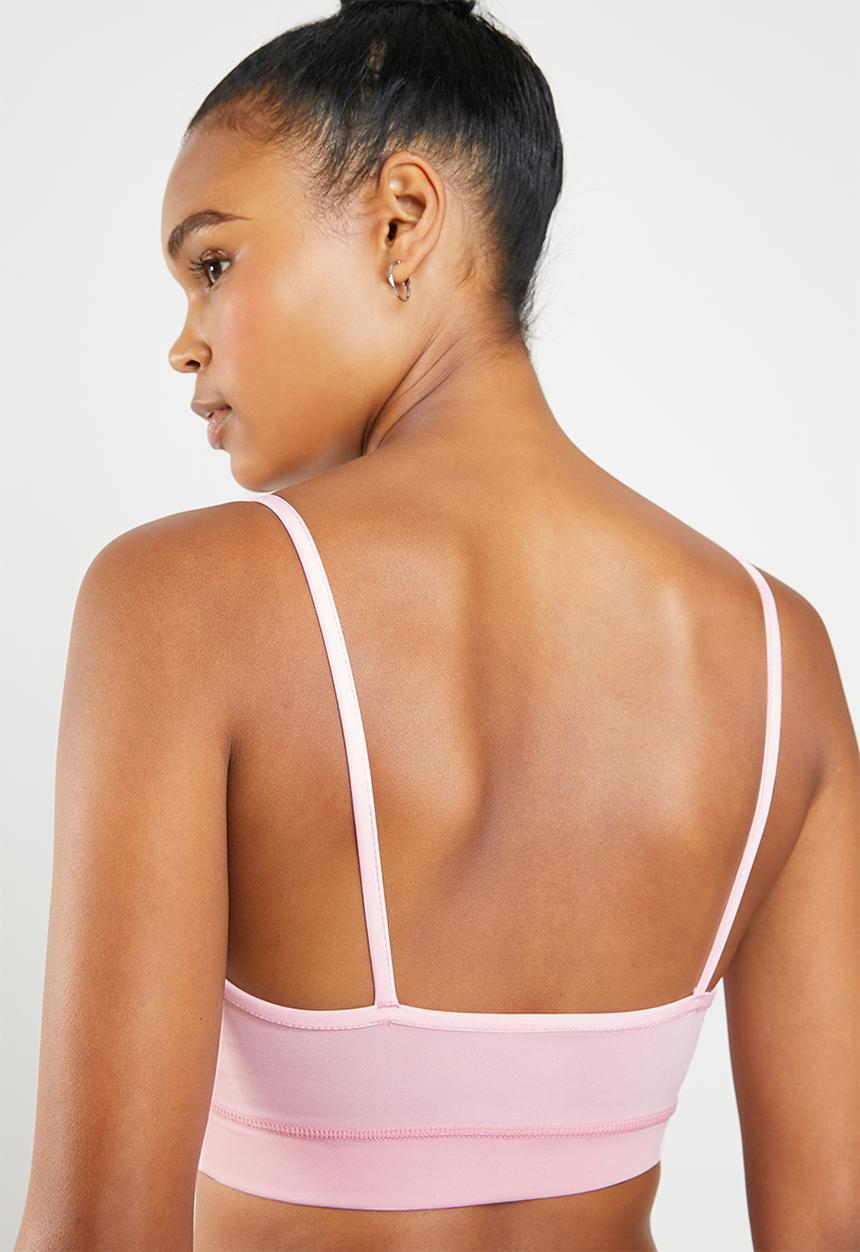 South Beach  - Strappy seamless bralette - pink