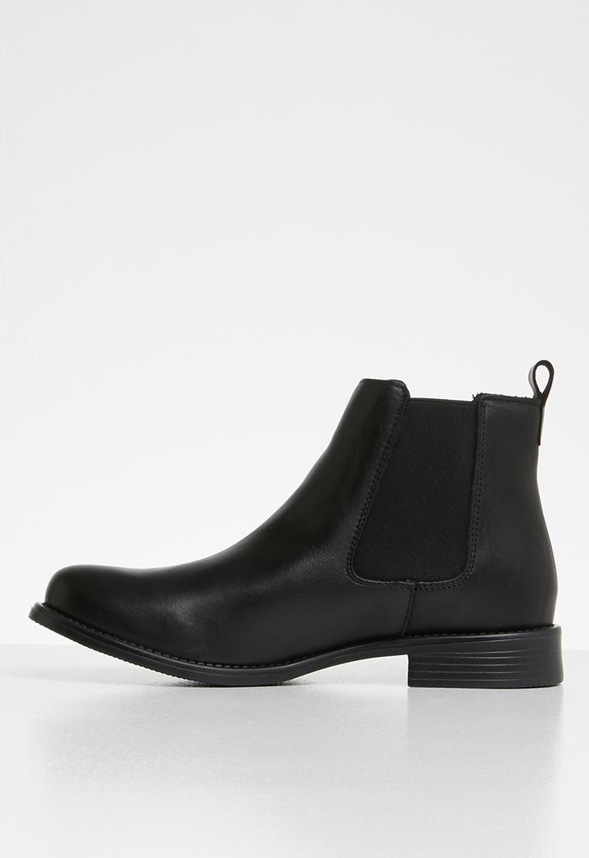 Vero Moda - Sally leather boot - black