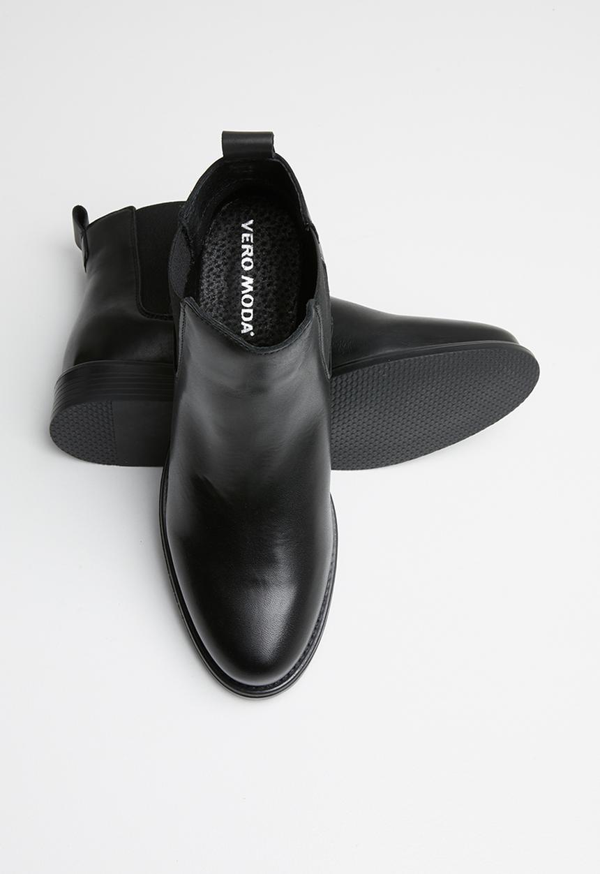 Vero Moda - Sally leather boot - black