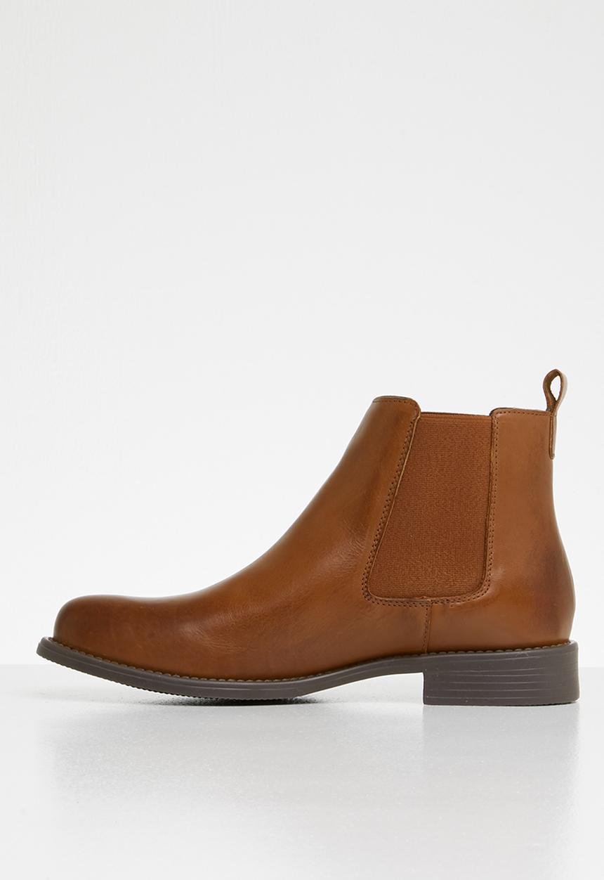 Vero Moda - Sally leather boot - tan